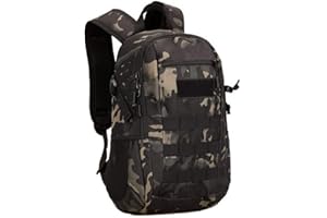 HUNTVP Mini Zaino Uomo 12L/ 15L/ 20L/ 30L Tattico Militare Zainetto Molle per Trekking Campeggio Escursionismo Ciclismo Viaggio Sport