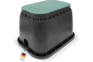 blizz-z Square Valve Box without Ball Valve, Valve Box, Distribution Box with Lid for Garden Watering (W 49 x L 67 x H 33 cm, Square)