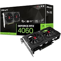 PNY GeForce RTX™ 4060 8GB XLR8 Gaming VERTO Overclocked Dual Fan