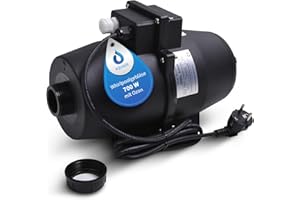 AQUADE Whirlpoolluftgebläse 700W+ Heizung 300W+ Ozon - Gebläse für Whirlpool Badewannen - Luftgebläse Outdoor Whirlpool-Badewanne - Gebläsepumpe ermöglicht eine bakterizide Reinigung mit Ozon