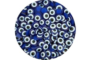 TORTEN DEKO SHOP Nazar Boncugu, Schützende Auge, 1cm, 50 Stk.