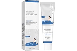 VANPIECE Birch Juice Moisturizing Sun Cream - Korean SPF50 Face Sunscreen, Natural Organic PA++++ Formula, No White Cast, Strong UV Protection & Moist Essence Type with Centella