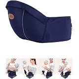 Ainomi Porte Bebe 4 A 36 Mois Ceinture Ventral Leger Avec Rembourrage De Siege Confortable Respirant Multi Positions Avec Poches Amovibles Pour Cles Telephone Voyage Maison Cadeau Naissance Bleu Amazon Fr Bebe Et