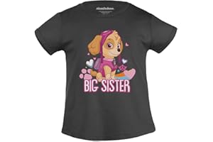 SHIRTGEIL Skye Paw Patrol Squadra dei Cuccioli Sorella Big Sister Maglietta Bambina