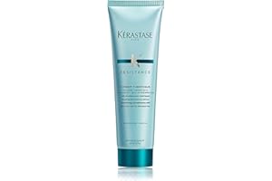 Kérastase, Résistance, Lait Thermo-Protecteur Anti-Fourches, Pour Cheveux Abîmés, Ciment Thermique, Force Architecte, 150 ml