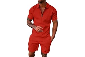 ETHKIA Men's Casual Tracksuit Set loose fitting Floral Print Men Summer sets Casual button down Henley T Shirts For Men Stretch Holiday Fashionable Set Valentine's Day tee Outfits For Men 2 Piece Sets Formal