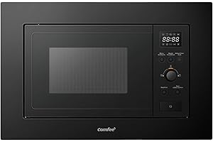 Comfee' CBMAG820BJL-BK Micro-ondes encastrable 20 litres avec gril, commandes numériques, 8 niveaux de puissance, dégel rapide et 8 menus automatiques, noir