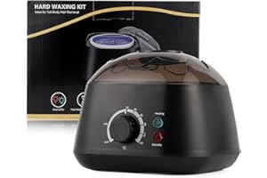 LIARTY Calentador de Cera Depilatoria, Maquina Cera Caliente Depilacion, Calentador de Cera Eléctrico para la Depilación Profesional Home Spa Cara Brazos Axilas bikini