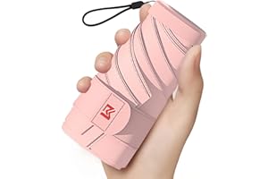 Moorrlii Travel Mini Umbrella for Purse With Case-Small Compact UV Umbrella Protection Sun-Lightweight Tiny Pocket Umbrella with Case for Women, Girls