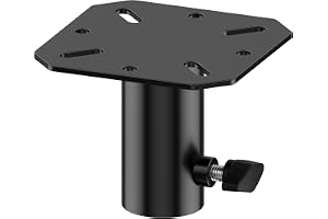 Universell 35mm Högtalaradapter – Metallfäste för Standard 35mm Högtalarstativ eller Trebensstativ, Perfekt för DJ, PA och Pro Audio