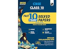 PW CBSE Class 10 PYQs - Past 10 Years Solved Papers For 2025-2026 Exams Delhi & Outside Delhi Science, Mathematics, Social Science, English NCERT Reference with Steps Marking PW (PW)