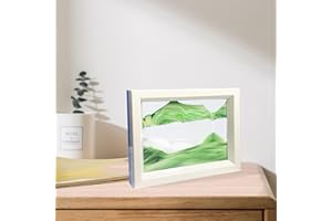 Sabbia Dinamica Immagine HAMON 18*14*3cm 3D Dynamic Sand Art Decorazione Decorativa Dinamica, Pittura di Arte Desktop di Paesaggio di Sabbia Regalo di Festa Eccellente, Regalo di Compleanno (Tipo-2)