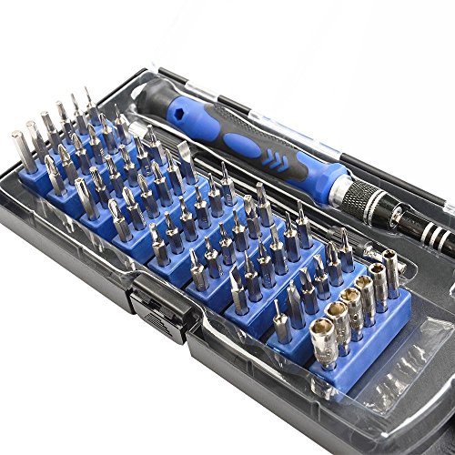 Cymuros Schraubendreher Set mit 54 Bits Magnetische Schraubendrehersatz Werkzeugset, für Handy, Tablet, PC, Macbook, Uhr etc.(58 in 1) - 8