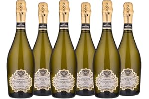 Premier Estates | Best Prosecco D.O.C. | Sparkling White Wine | Millesimato from Italy | Case of 6 x 75cl Bottles | Extra Dry