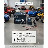 12 VOLT 7 AMPER AK&Uuml; ve ŞARJ ALETİ PİLSAN AK&Uuml;L&Uuml; OYUNCAK ARAB İle Uyumlu AK&Uuml; ŞARZ SETİ