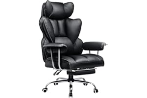 GTPLAYER Krzesło do gier, krzesło dla graczy, ergonomiczne krzesło biurowe Seria z podnóżkiem, regulowanym odcinkiem lędźwiowym i poduszką, wyściełane krzesło do gier, o ładowności 150 kg