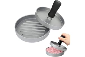 DGOSPSTIME Presse à Viande,Moule à Viande Haché,Ensemble de Presse à Hamburger, Presse à Burger,Presse Hamburger Antiadhésivepour De Délicieux Hamburgers, Galettes, Barbecue BBQ