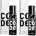 WILD STONE CODE Chrome Long Lasting No Gas Body Chrome Black Perfume Spray For Men, Pack Of 2(150Ml Each)