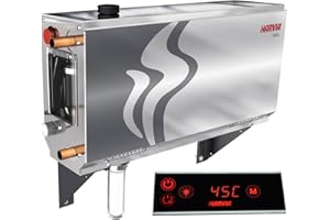Sauna Générateur de vapeur Harvia Helix HGX60 5,7 kW acier inoxydable, avec l'unité de contrôle séparé, Tension 230V 1N ; 400 V 3N