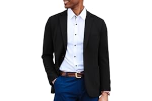 PJ PAUL JONES Herren Sportlich Sakko 2 Knöpfe Freizeit Blazer Regular Fit Anzugjacke für Business