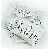 World Magnet 50 Pieces - Silicagel, 1 Gram, Dehumidifying Dampness Relieving Mold Preventing Silica Gel