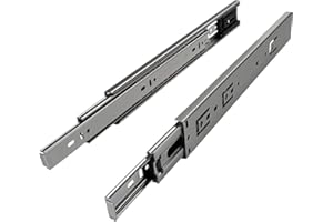 1 paire Coulisses à sortie totale KV2-35-H45-L750-SE avec retour automatique Longueur 750 mm Hauteur 45 mm Coulisse de tiroir charge jusqu'à 35 Kg de SOTECH le spécialiste des coulisses de tiroirs