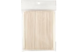 ILAMDEETEK Nail Orange Sticks, Wooden Sticks, for Double Heads Multi Functional Cuticle Pusher Remover Nail Cleaning (100pcs)