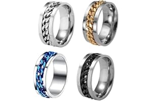 SSYANG 4 Pezzi Apribottiglie da Birra，Apribottiglie ad Anello Anelli per Catene Portatili Cavatappi per Uomini Accessori da Bar