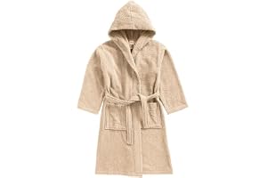 Byft Unisex Robe Byft Daffodil Premium Kids Hooded Bathrobe 100% Terry Cotton-400 Gsm