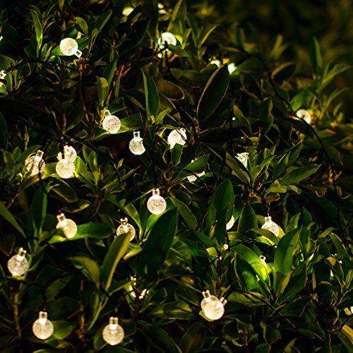 Satu Brown 30er LED Solar Lichterkette Garten Globe Außen Licht Warmweiß 6,5M, Dekorative Beleuchtung für Terrasse, Party, Hochzeit, Camping, Weihnachten, Hof, Outdoor, Fest Deko usw. - 7