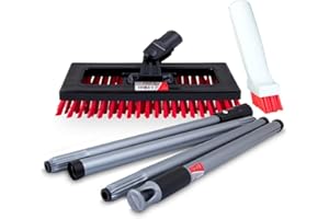 LTP Cleaning Pack 1 - for Textured and Riven Stone and Tile Surfaces. LTP/CP/1- Contains 4 pcs Pole,Deck Brush,Claw Brush