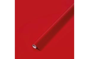 d-c-fix Möbel-Klebefolie Signalrot, 45 cm x 2 m - abwaschbare und selbstklebende Deko-Folie für Küche, Schrank, Tisch & Fensterbank - modern & nachhaltig