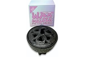 BARE BOUTIQUE Cast Iron Wax Melter for Log Burner, No Flame Required. Log Burner Accessories, Stove Accessories, Log Fire Accessories.