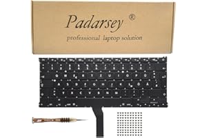 Pardarsey Laptop Tastatur Ersatz Austausch Deutsch QWERTZ Kompatibel für MacBook Air 13-Inch A1369 A1466 Series 2011 2012 2013 2014 2015 (Deutsches Tastatur Layout)