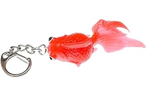 Miniblings poisson rouge Koi rouge Porte-clé Porte-clés poissons - Mode main bijoux I I pendentif Porte-clé Porte-clés Porte-clef