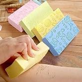 Frankoliyn Ultra Soft Exfoliating Sponge | Asian Bath Sponge For Shower | Japanese Spa Cellulite Massager | Dead Skin Remover