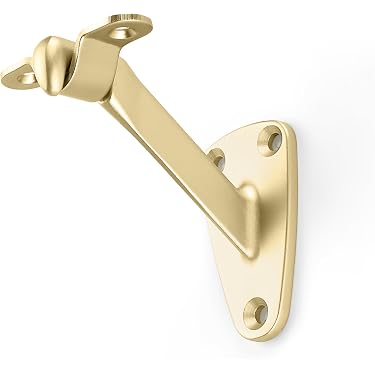Gold Metal Hand Rails for Indoor and Outdoor Stairs Hexagonal Design Gold Metal Hand Rails for Indoor and Outdoor Stairs Hexagonal Design