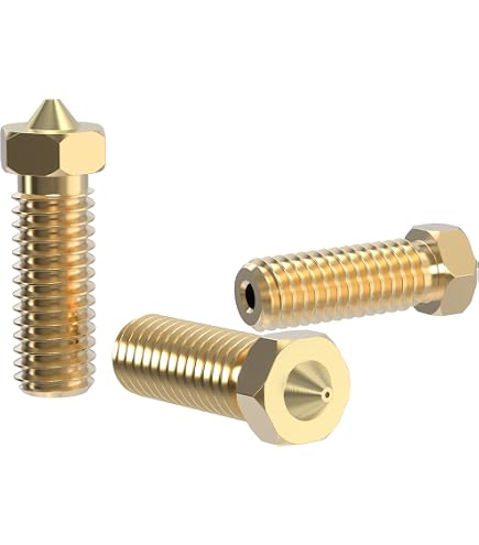 20 Stück Messing-Düsen Für 3D-Drucker – Volcano-Nozzle-Set, 0,2–1,0 Mm, Für Anycubic Kobra 2 Serie, Glatte Innenwand