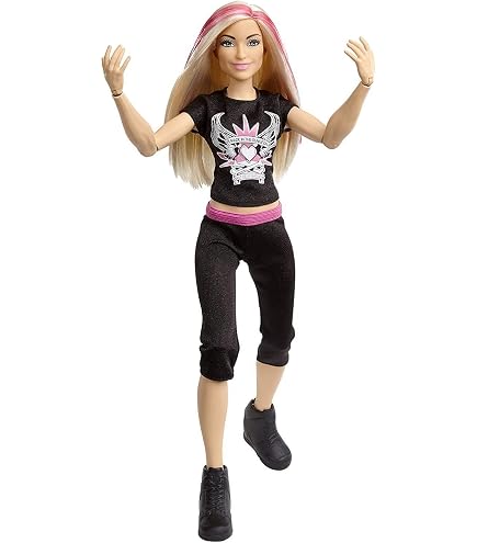 WWE Becky Lynch Actionfigur – Ca. 30 Cm Große Wrestling-Puppe Mit Beweglichen Gelenken & Outfit