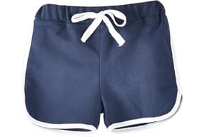 SHENGWAN Pantalones Cortos Deportivos Niño Niña Cintura Elástica Casuales Shorts de Verano Playa