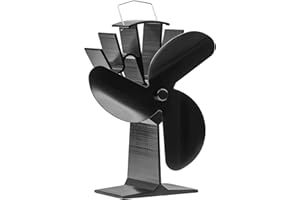 HAWCAFU Kaminventilator Ofenventilator Stromlos Wärmebetriebener Ofenventilator für Holzofen/Pelletofen/Kamin Ventilator