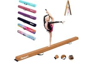FBSPORT Poutre Gymnastique Enfant 240/270/300 cm Poutre Gym Poutre d'équilibre au Sol, Poutre de Gymnastique Pliable pour entraînement, Pratique, Sport et entraînement Professionnel à la Maison