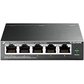 TP-Link TL-SG105PE, 5-Port Gigabit Easy Smart Switch with 4-Port PoE+