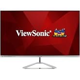 Viewsonic tasarım monit&ouml;r VX3276-MHD-3, 80 cm (32 in&ccedil;), Full-HD, IPS panel, HDMI, DP, Eye-Care, Eco-Mod, hoparl&ouml;r, g&uuml;m&uuml;ş siya