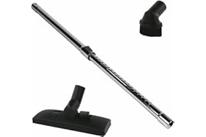 Maxorado 35mm Staubsaugerrohr + Kombidüse + Staubpinsel Staubsauger Rohr für kompatibel mit Alaska AEG Electrolux Bosch Siemens Einhell Electrolux Dirt Devil Privileg Quelle NILCO Kärcher Quigg etc