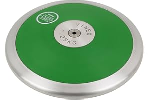 HAEST Vinex Practice - Disque à Lancer - 0,75 kg - 1,00 kg - 1,50 kg - 1,75 kg - 2,00 kg - Poids spéciaux : 0,60 kg et 1,25 kg - Vert