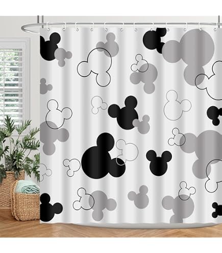 Pretyw 4-teiliges Duschvorhang-Set Mit Blauem Blumen- & Schmetterlingsmuster – Inklusive Teppichen Für Ein Komplettes Badezimmer-Update Im Bauernhaus-Stil