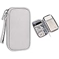 Romoss Double Layer Power Bank Case - Carrying Case & Travel Case Storage Bag - Cables Organizer for Samsung & Anker 20000mAh & 10000mAh Power Bank (Grey)