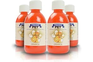 Trade Chemicals FRESH PET SUPER CONCENTRATED disinfectant - 4 x 5L eco-Refill (Orange)