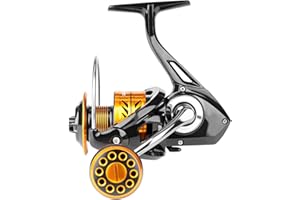 KOVNISE Spinning Reel Smooth Powerful Freshwater Saltwater Spinning Fishing Reel Handle Interchangeable Left/Right Lightweight Sea Pole Wheel with 4.7:1 Gear Ratio 22Lbs Max Drag 2+1 Ball Bearings